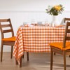 Homescapes Table Cloth Checked Block Check 100% Pure Cotton Tablecloth