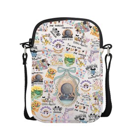 POFULL Theme Park Vacation Trip Gift Magic World Family Vacation Gift Spaceship Earth Crossbody Bag (HERE FOR THE CA)