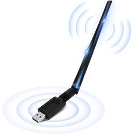 TecnologíaParra Antena USB WiFi Universal para Todos los Equipos con Entrada USB PC, Laptop, CPU 150Mbps USB2.0 WiFi Adapter(MTK7601)