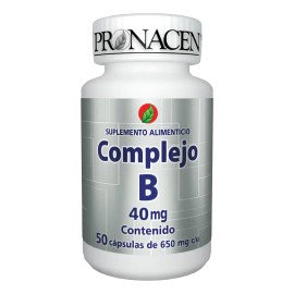 Suplemento De Complejo B 50 Capulas Pronacen