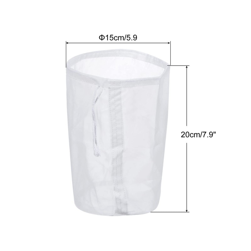 sourcing map Pack of 2 160 Mesh Colour Filter Bags
