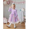 Arshiner Girls Tulle Dress Princess Fall Tutu Long Sleeve Birthday