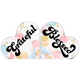 Stocking Stuffers Adults Dining Room Table Centerpiece 2 Pieces Centerpiece Table Decorations Set Acrylic Heart Shaped Plaque Desk Decor Sign For Home Living Room Shelf Farmhouse Kitchen Small Love Decor Housewarming Gifts