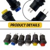 30 Pieces Mini Instantaneous Push Button Switch, Current Pressure Switch,