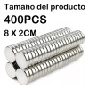 400 Imanes De Neodimio Magnéticos Superfuertes De 8 X 2
