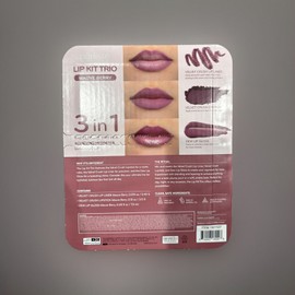 Purlisse Lip Kit Trio Mauve Berry Elevate Your Lip Game 3 In 1 Set - New Sealed