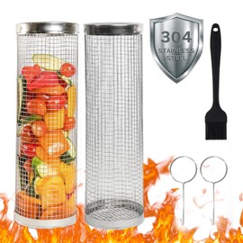 Rolling Grill Basket