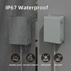 Joinfworld Waterproof Box for Electronics Outside 11.4x7.5x5.5 Outdoor Weatherproof Electrical