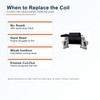 ERRIPA Ignition Coil for Kohler 1458404S XT650 XT675 XT775 Lawn