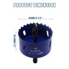 Suiwotin 2-1/2 Inch (64mm) Hole Saw with Arbor, BI-Metal Wood