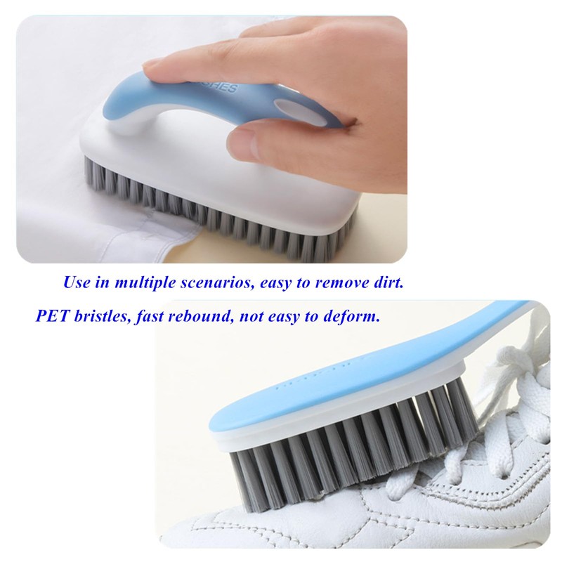2Pcs Household Cleaning Shoes Clothes Scrubbing Brushes, Cleaning Brushes for