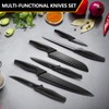 E-far Knife Set with Block, 15 Pieces Kitchen Knife Block