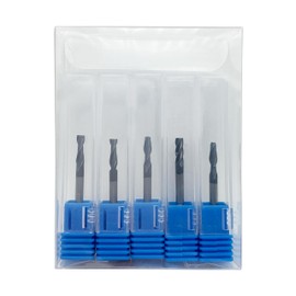 Carbide Square End Mill - 2 Flute - ISE1/16 2T (5 Piece, 1/16") - for Milling Alloy Steels, Hardened Steel, Metal & More – Mill Bits Sets for DIYers & Professionals