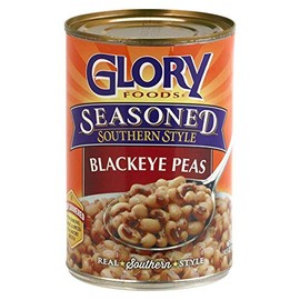 Glory Foods, Seasoned, Blackeye Peas, 15 oz (Pack of 3)