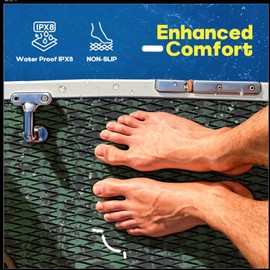 Fullfire Boat Flooring EVA Foam Decking Sheet, Camo Marine Flooring with Self-Adhesive Backing Marine Carpet for Boats Yacht Kayak RV Floor 94" x 47"/24"/16"