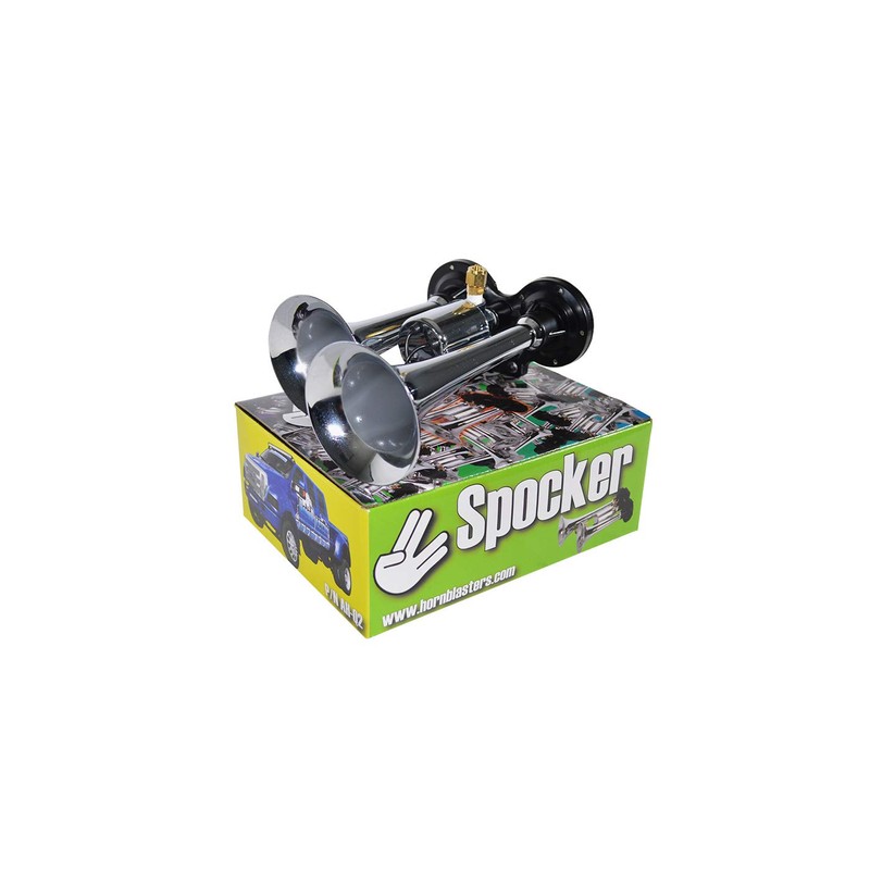 Hornblasters Spocker 12/24 Volt Air Horn Only - 2 Compact