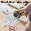 10PCS Rotary Cutter Blade, 45mm Rotary Cutter Replacement Blades Pack