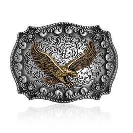 HUABOLA CALYN Mens Belt Buckle, Vintage Western Cowboy Winged Eagle Belt Buckles, Cowboy Accessories for Men Women