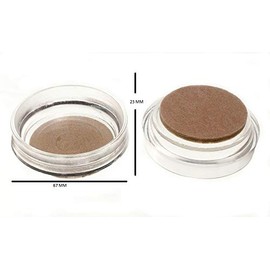 4 x 60mm Clear Furniture Castor Glides