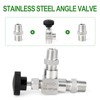 TAISHER 1PCS 304 Stainless Steel 90 Degree Needle Valve 3/8"
