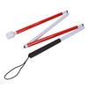 Blind Guide Cane Aluminum Alloy Portable Folding Walking Stick for