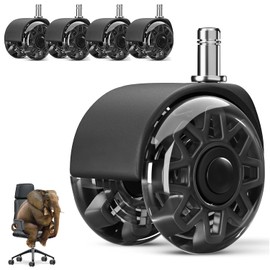 Ruedas para Silla de Oficina,5 Pcs Llantas para Silla Uso Rudo de 2''(50mm)