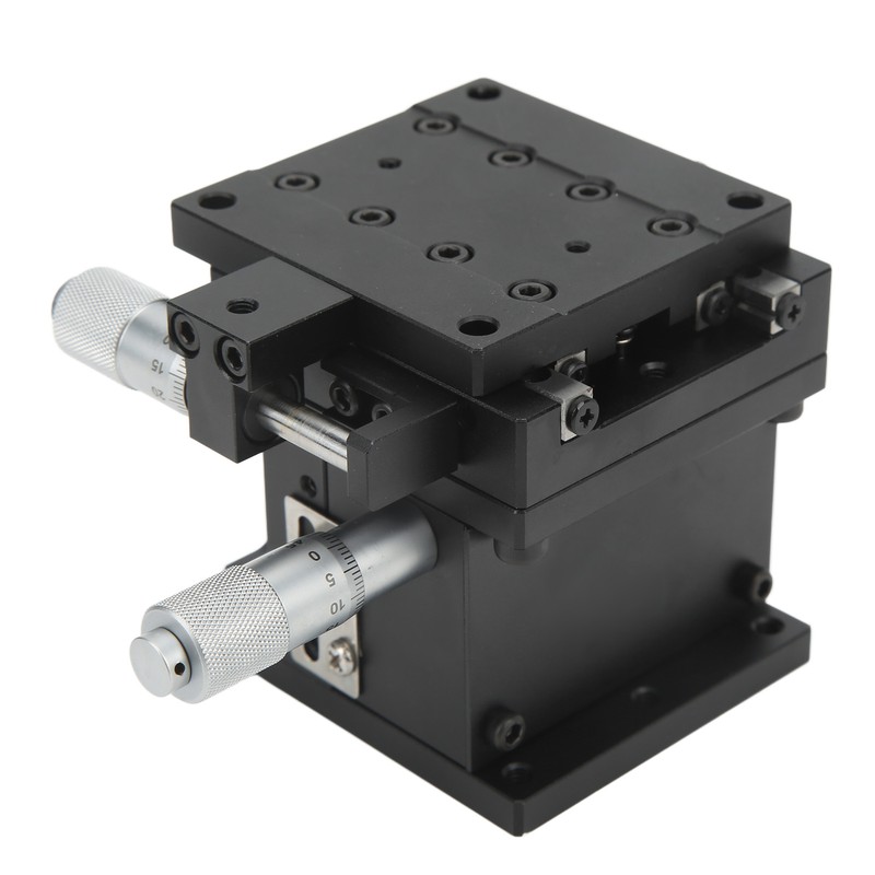 Manual Linear Stage Aluminum Alloy Black Anodized Surface XZ Axes