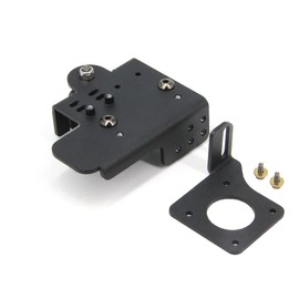 Yeebyee CR-10S Pro V2 Direct Drive Upgrade Kit Aluminum Plate with Dual Gear Extruder Kit with Motor Easy Print TPU Flexible Filament Only for CR-10S Pro V2 (Aluminum Plate+Dual Extruder+Motor Kit)