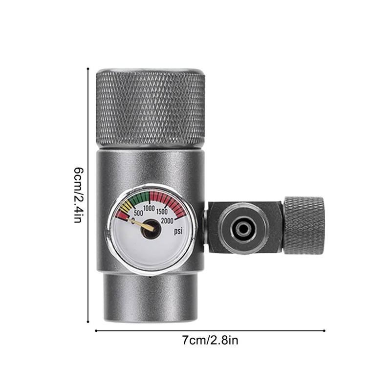 DONGKER Aquarium CO2 Pressure Reducer, Aquarium CO2 Pressure Regulator Valve,