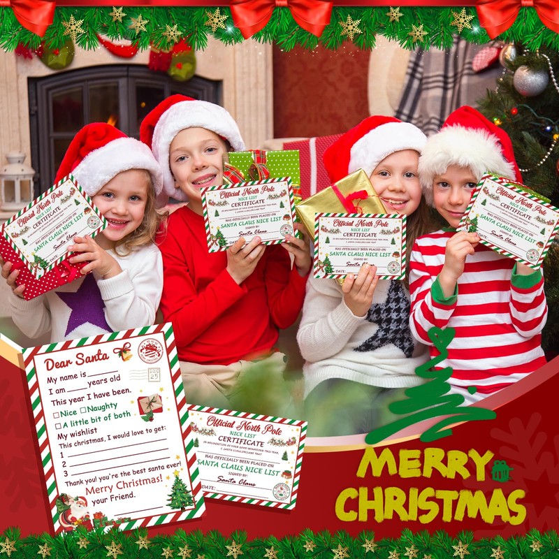 COCHIE Letter to Santa Kit, Letters from Santa, Christmas Writing