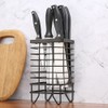 LINFIDITE Knife Block Holder Universal Kitchen Knife Organizer Storage Stand