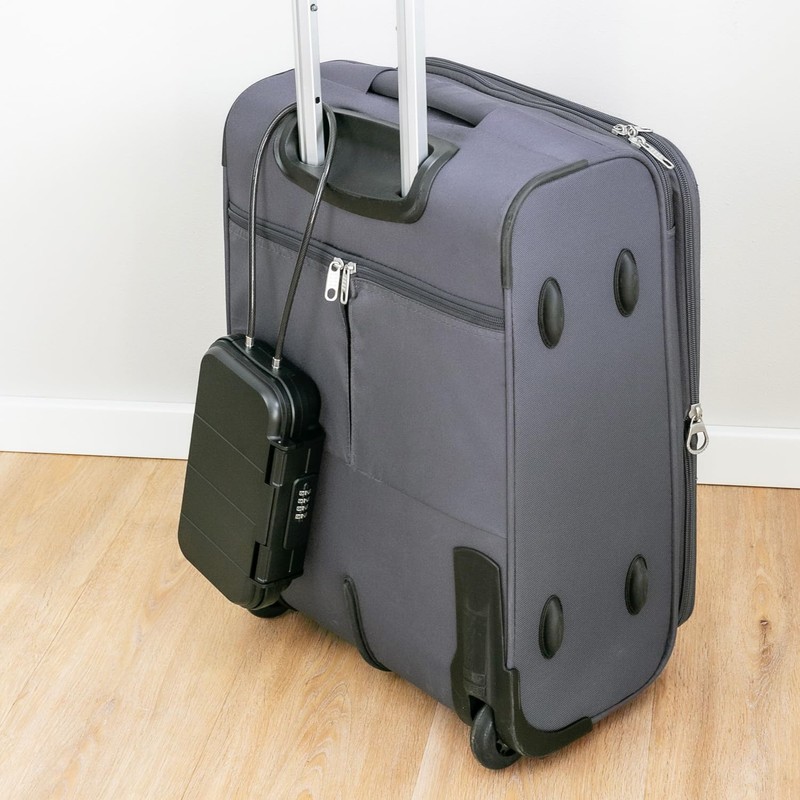 HMF 318-02 Portable Safe with Combination Lock, Waterproof Mini Safe