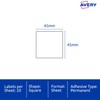 Avery A4 Glossy Rectangle Labels - Product Stickers - Small