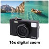 Digital Camera, 48MP, 1080P, 16X Digital Zoom, Anti-Shake Point and