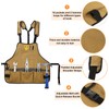 HARFINGTON Canvas Work Tool Apron 23.6"x27.8" Adjustable Belt Workshop Bib