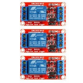 HUA HAI JI 1 Channel DC 5V Relay Module with optocoupler high-Level or Low-Level Trigger Expansion Board, Suitable for Raspberry Pi Arduino