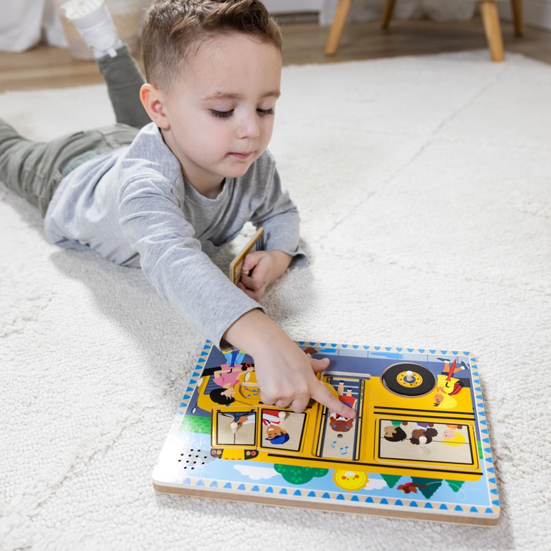 Melissa & Doug The Wheels on The Bus Song Puzzle
