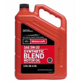 Motorcraft 10 Quarts Engine Motor Oil MOTORCRAFT Premium Synthetic Blend XO5W205Q3SP 5W-20