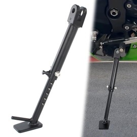 Mantt Adjustable 0''-3'' Kickstand Stand Fit for ZX-6R KRT Edition 2023 2019-2016, Ninja ZX-6R ABS 2024 2023 2022 2021-2013, ZX-6R 30th Anniversary Edition 2015 Motorcycle Steel Side Stand