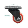 2.5'' Swivel Caster Wheels,ULIFESTAR Heavy Duty Plate Casters with Safety
