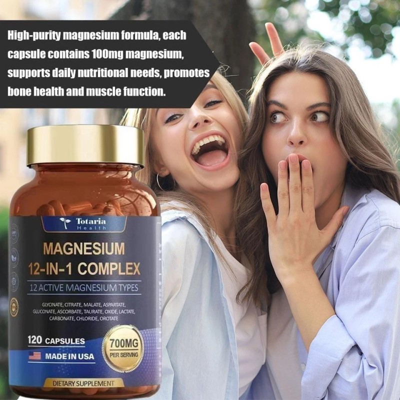 Magnesium Complex Capsules – 12 Forms – 700 mg –