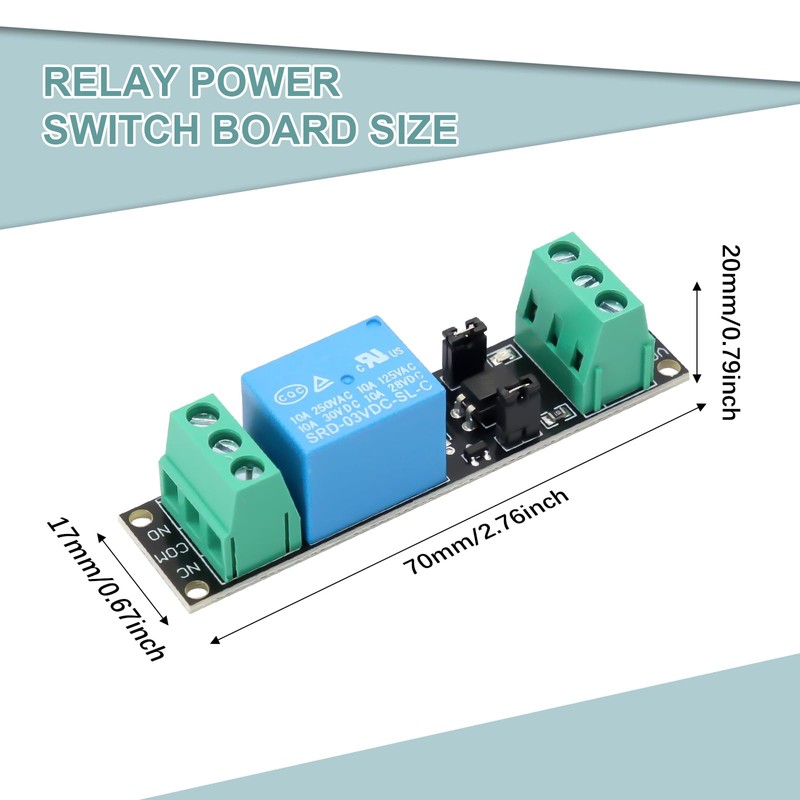 3V Relay Power Switch Board AYWHP 6 Pieces 1 Channel