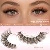 Brown Lashes False Eyelashes Natural Lashes Strips Short Eyelash Wispy