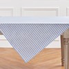 Solino Home Linen Easter Tablecloth - Sky Blue and White,