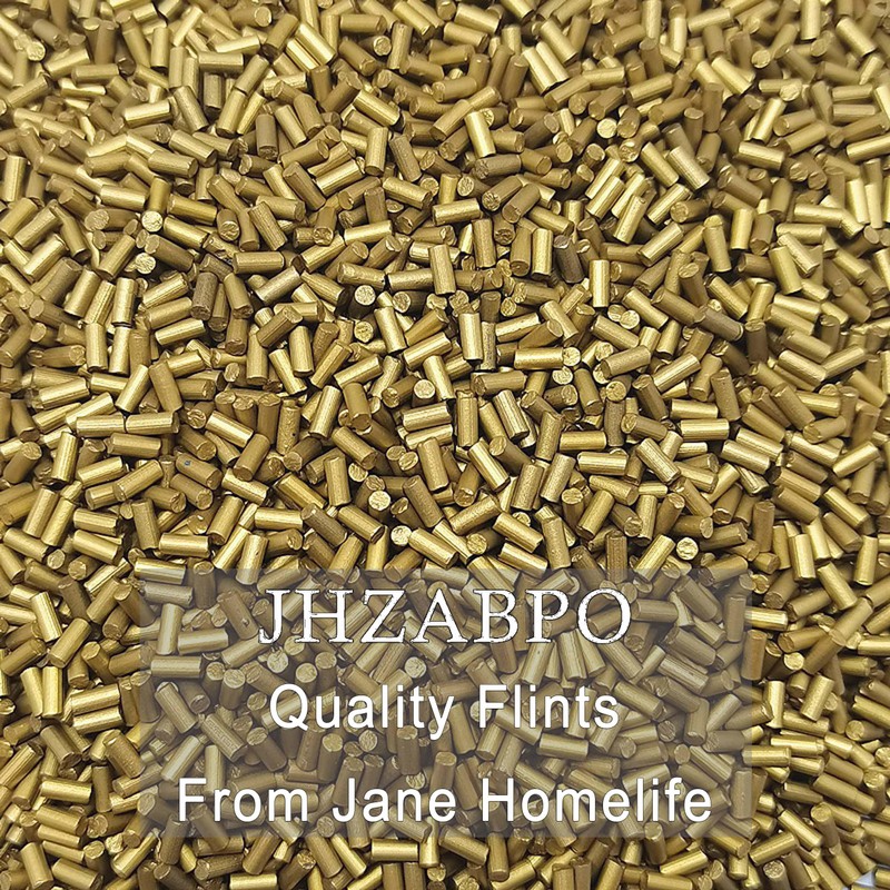 JHZABPO Universal Lighter Flint, 350-Pack of Golden Replacement Lighter Flints