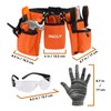 INCLY 95 PCS Kids Real Tool Set, Boys Small Real