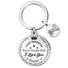 QMVMV To My Daughter Inspirational Gifts Keyring Keychain Key Rings