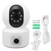 WiFi Dual Lens Security Camera HD Wireless Home Camera with