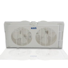 AIR KING Window Fan,Table/Window,Fits Wndw H 12"