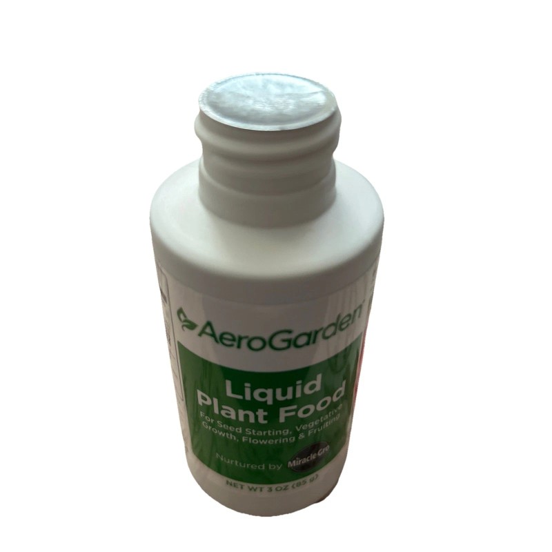 Aerogarden Liquid Plant Food Nutrients 3 OZ for Hydroponics Nutrients